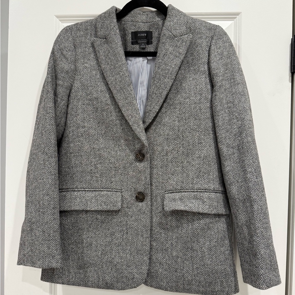 J. Crew Gray Sommerset Blazer - Picture 2 of 4